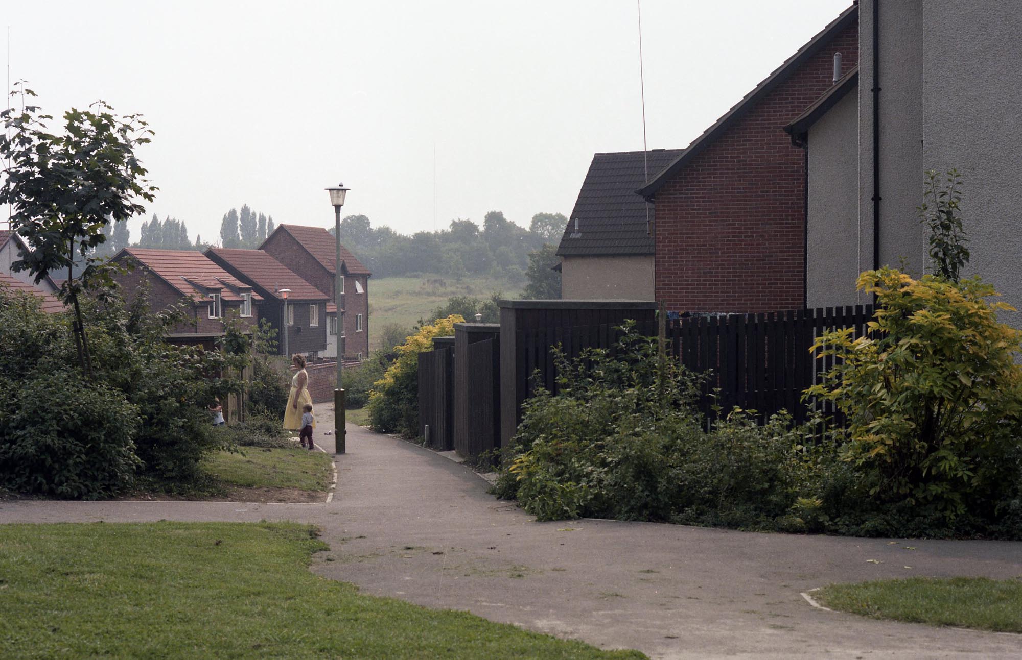 A more recent example social housing in Beaumont Leys, seen here in the 1990s - 