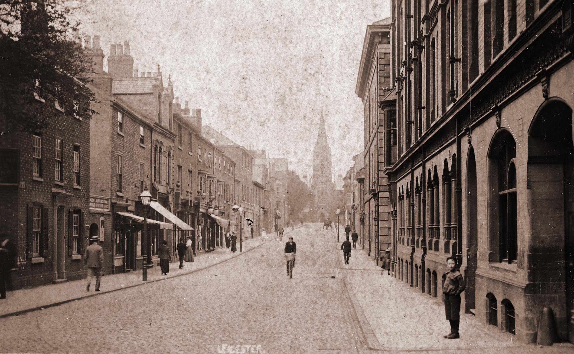 King Street c.1900 - Leicestershire Record Office