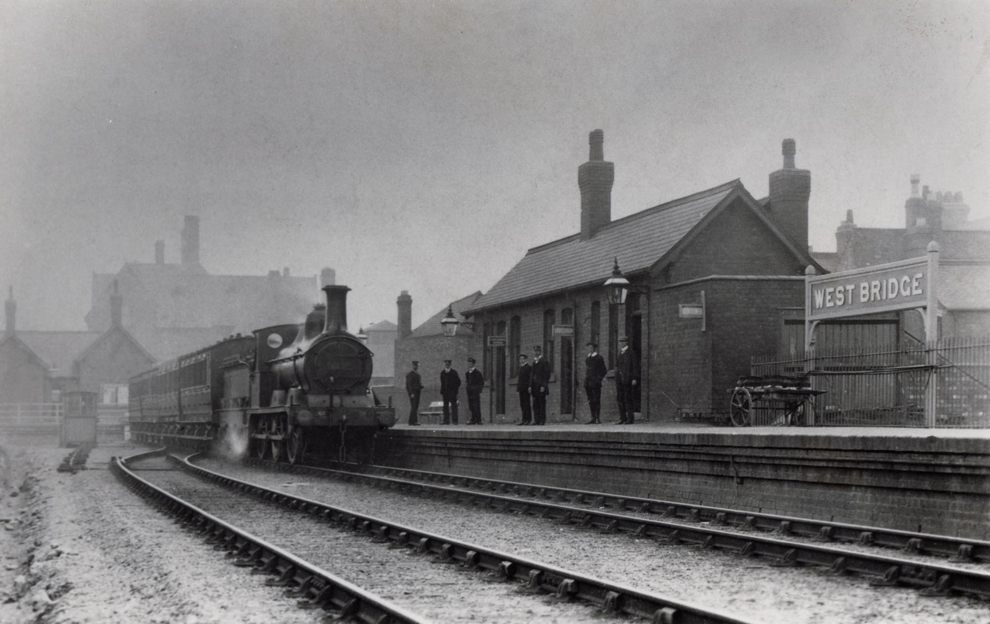 The second West Bridge Station, opened in 1893 -