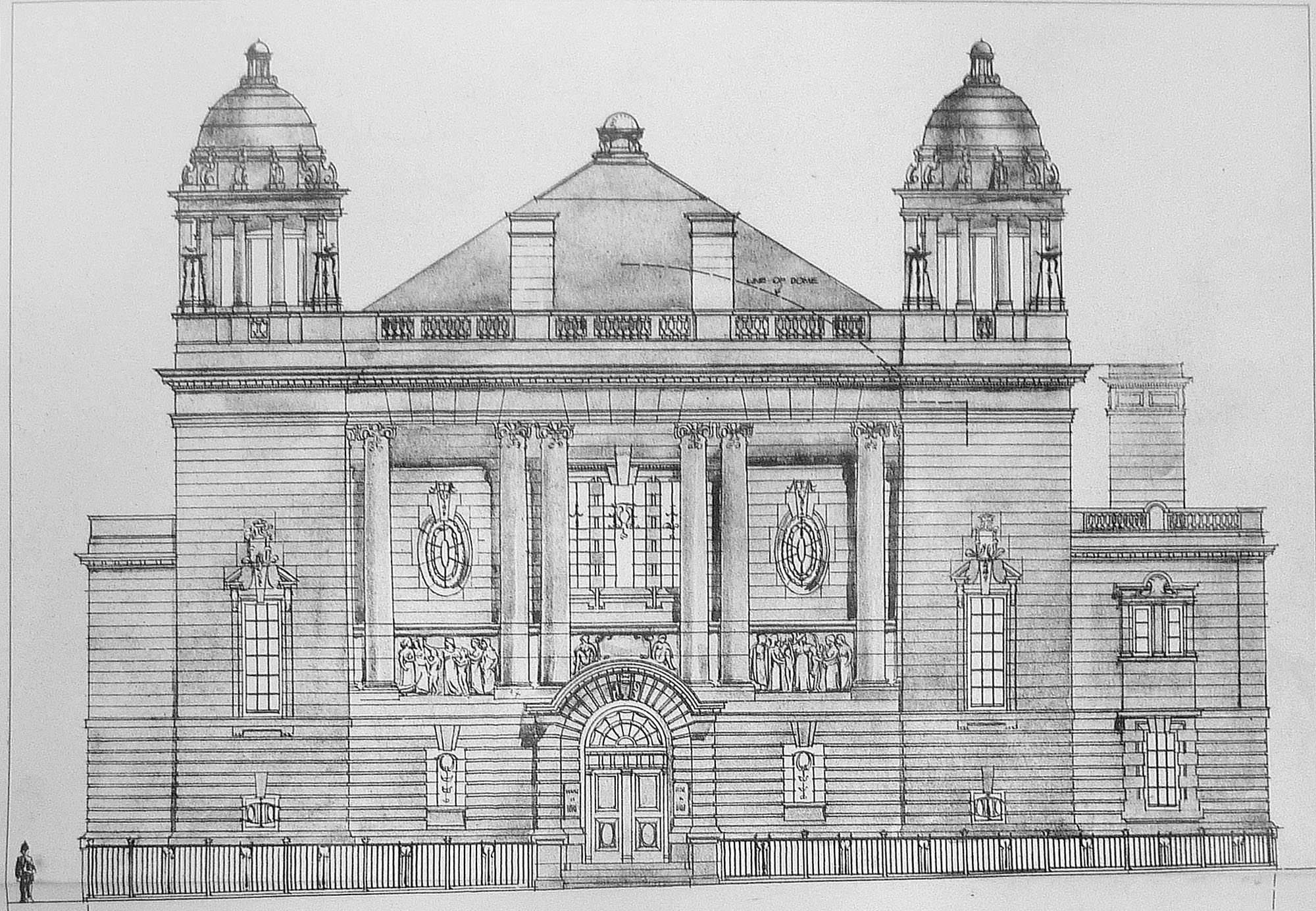 Architectural plans for the building - Leicestershire Record Office
