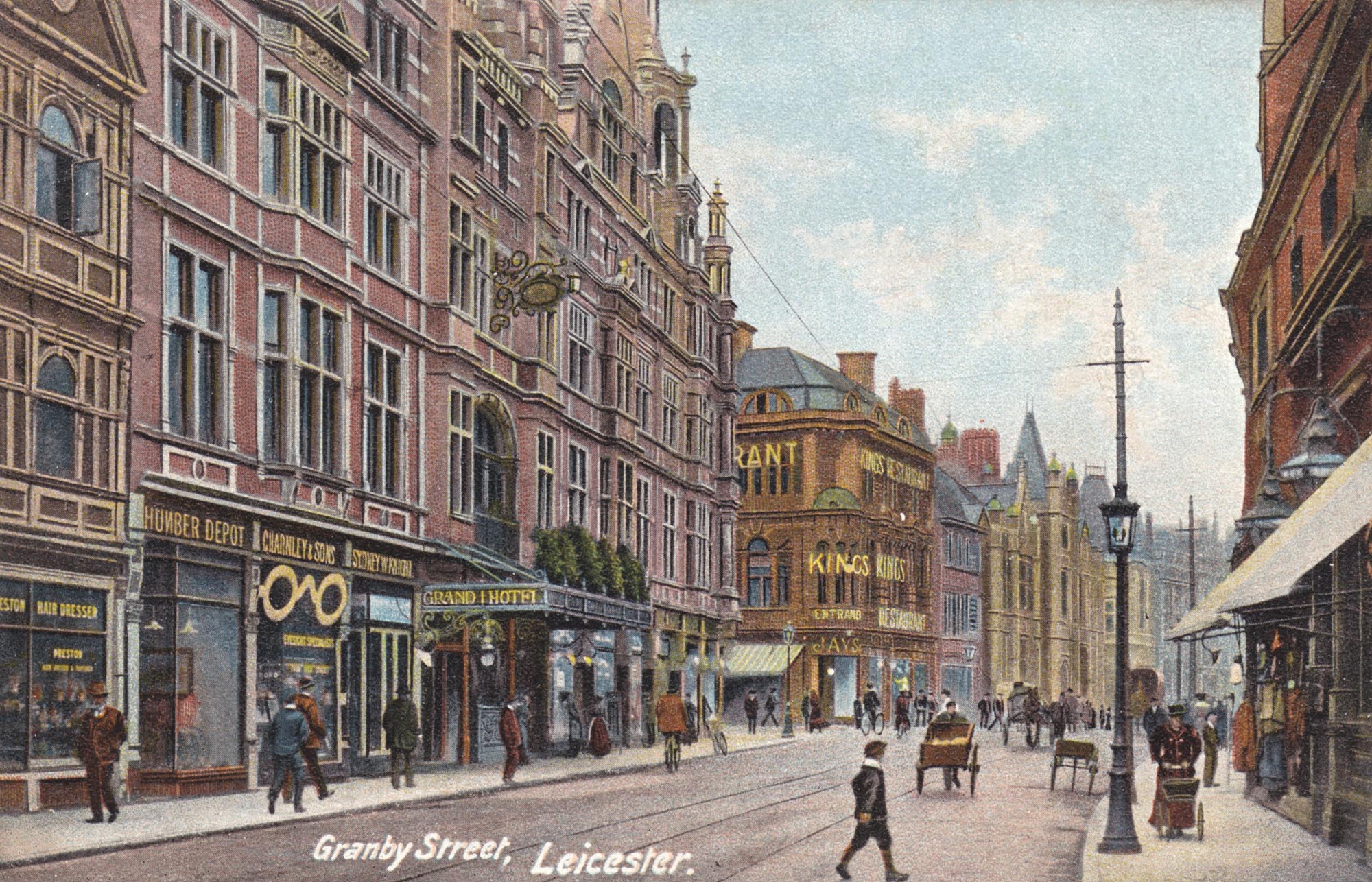 Postcard of Granby Street -