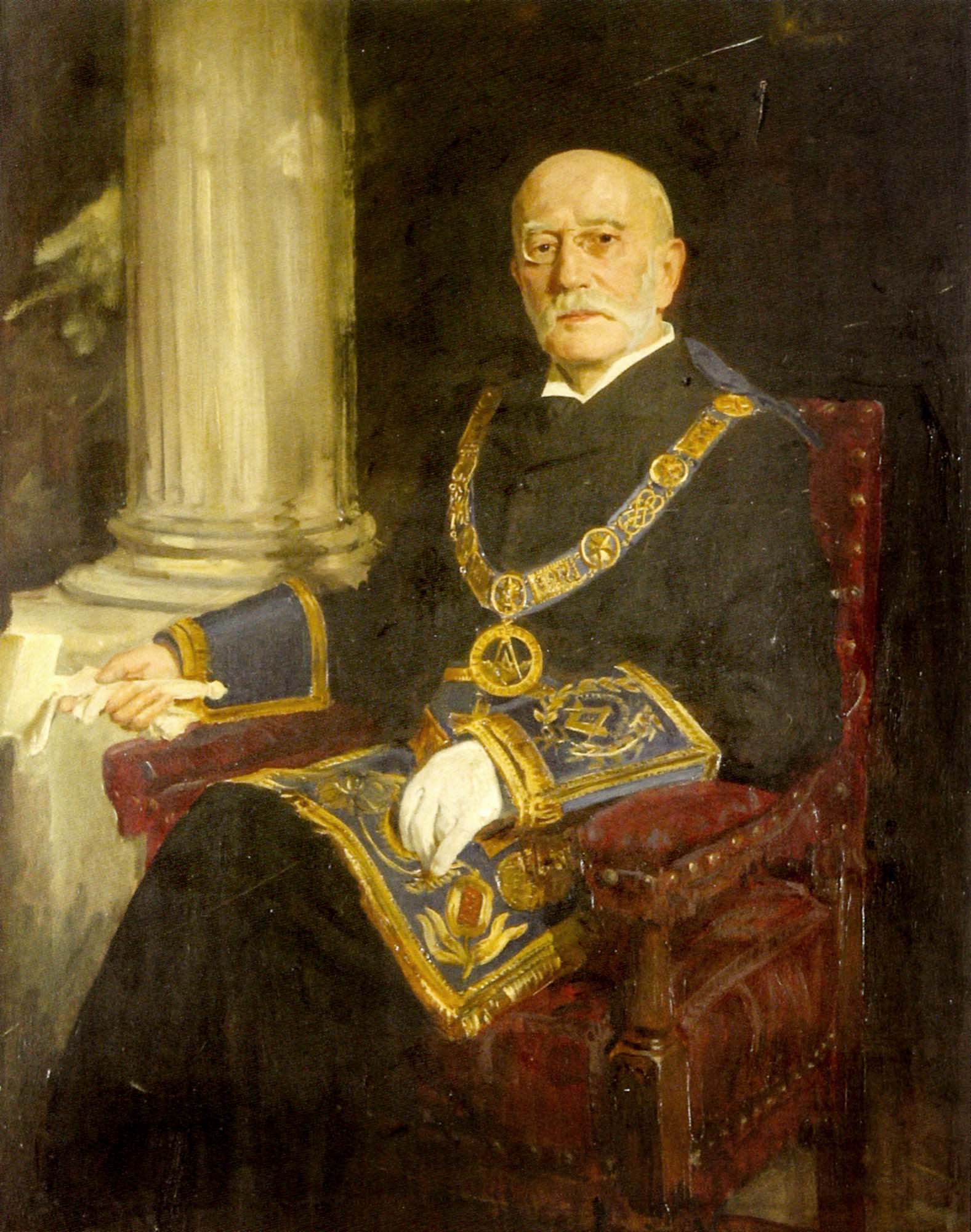 Edward Holmes, Provincial Grand Master, 1913 - 1928 - 