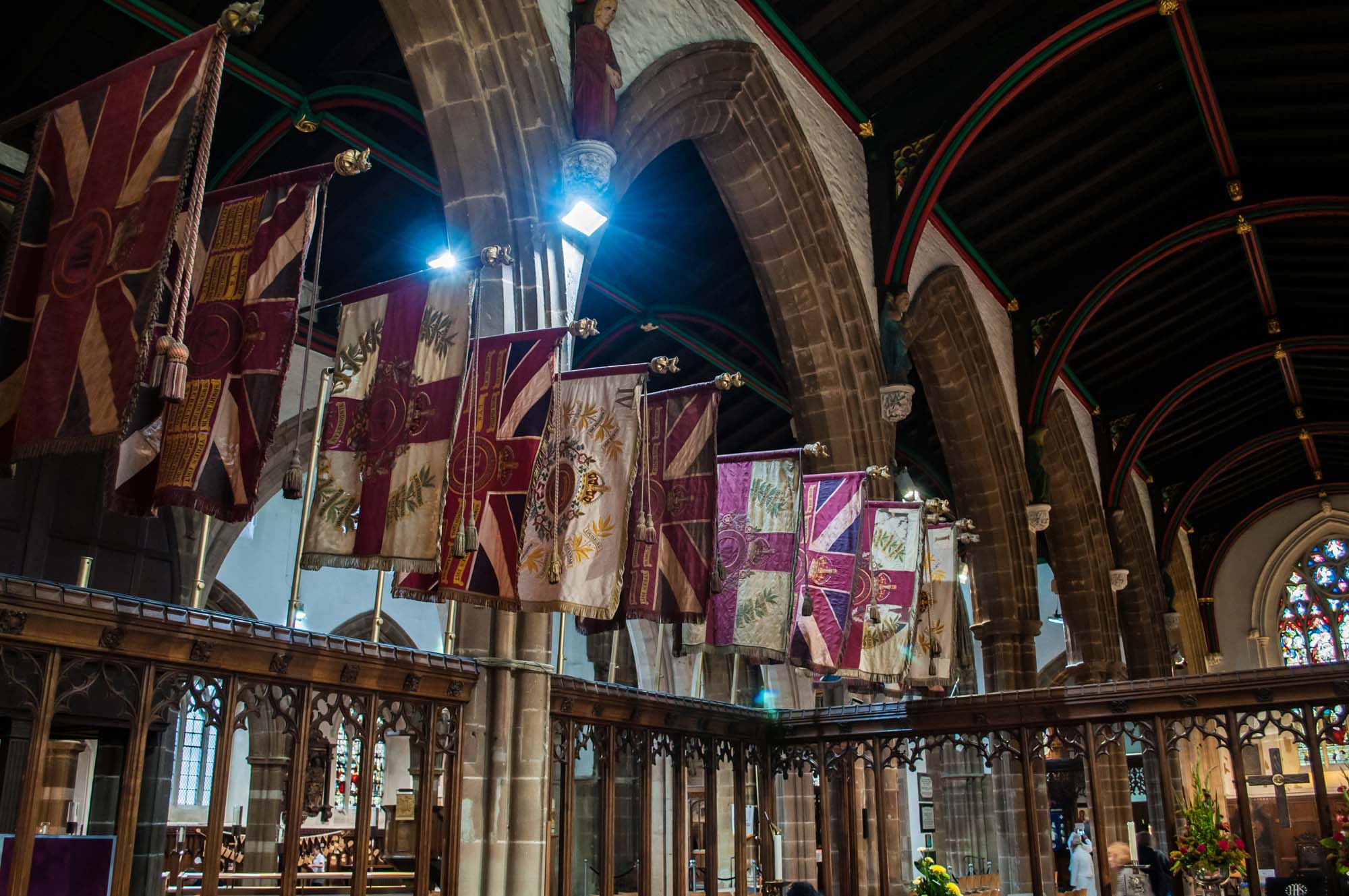 The Leicestershire Regimental Chapel inside the Cathedral -