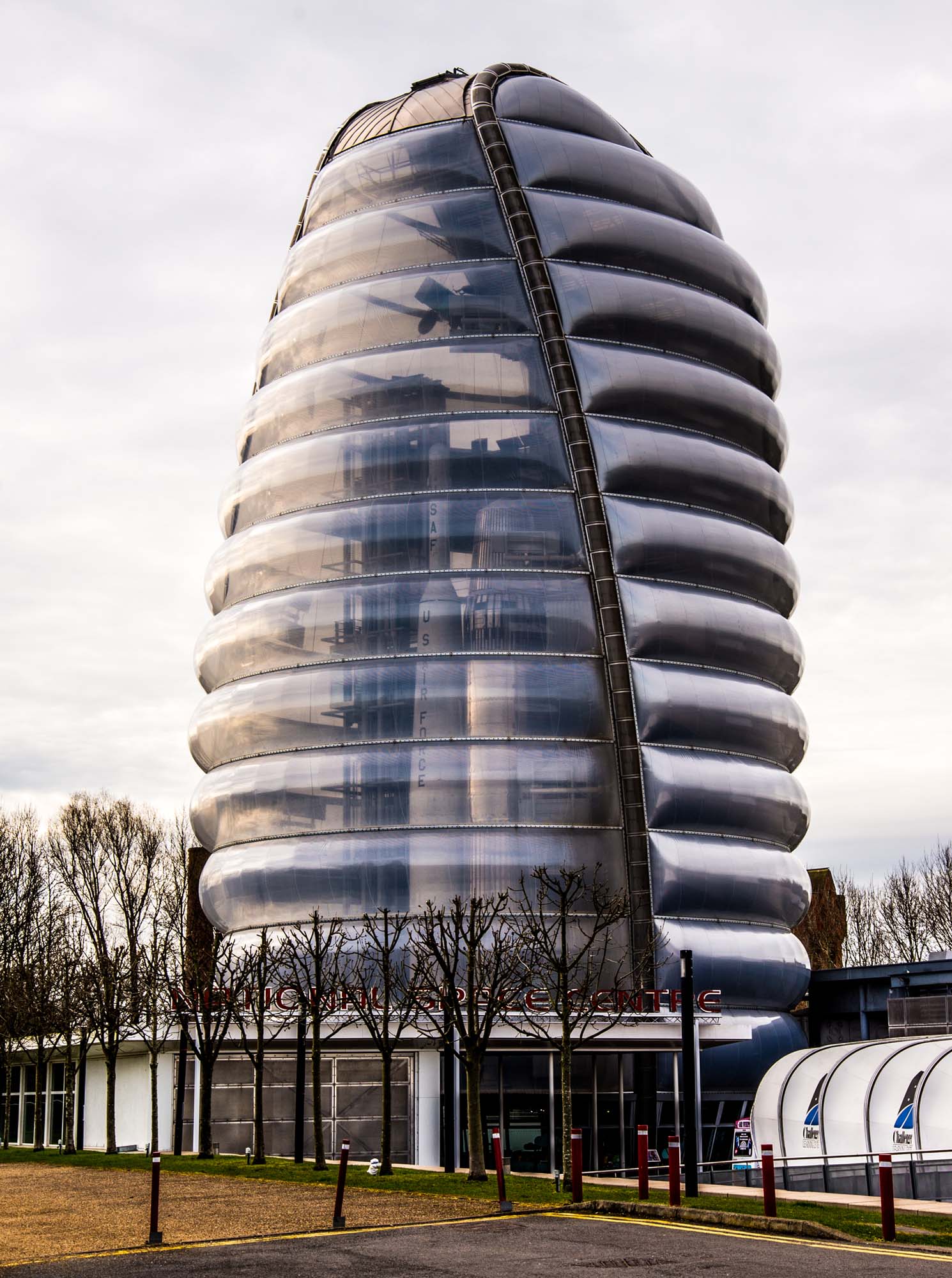 The magnificent rocket house at the National Space Centre, designed by Nicholas Grimshaw -