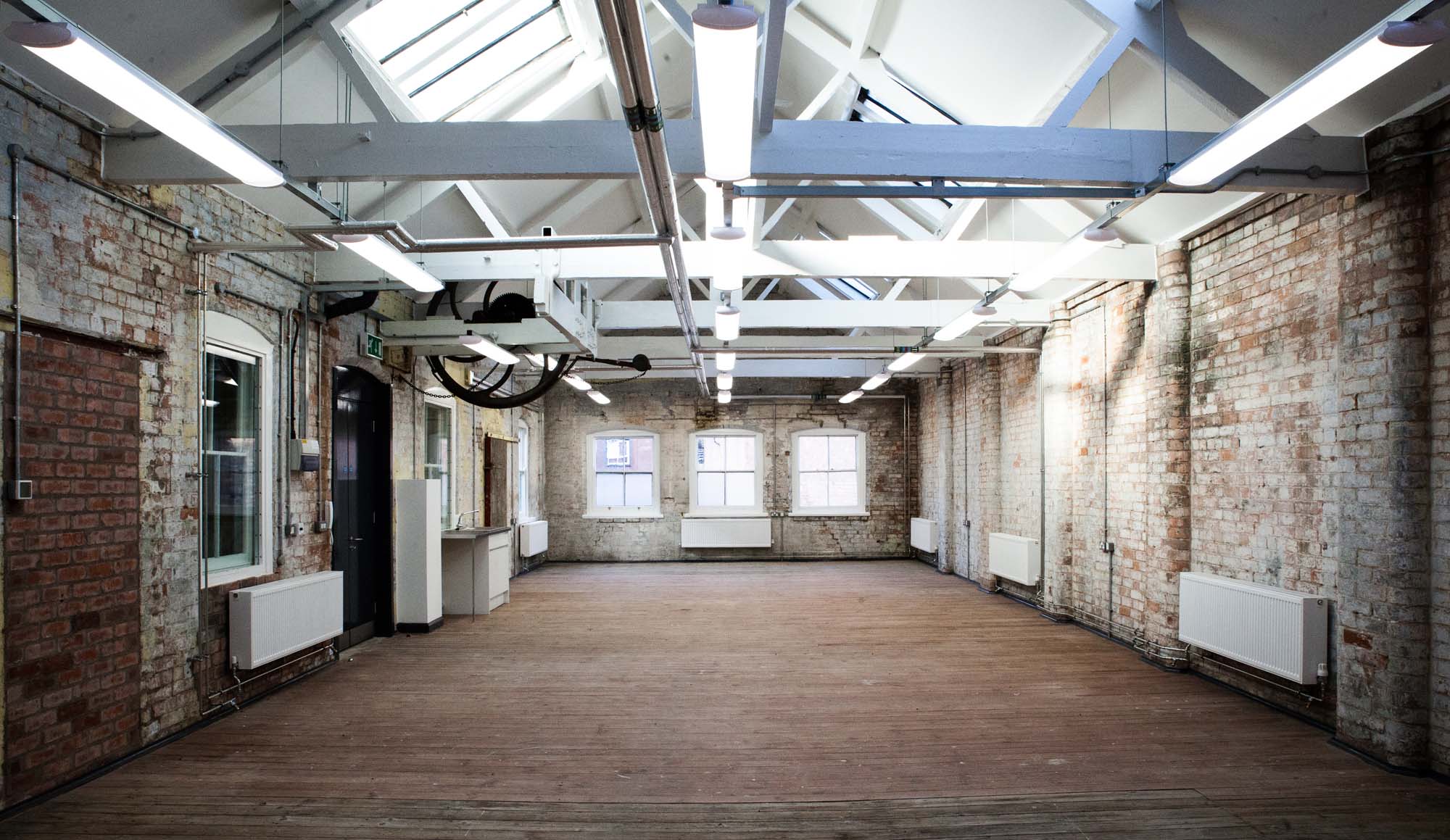 Inside rooms are light and spacious – perfect for working artists - Makers Yard