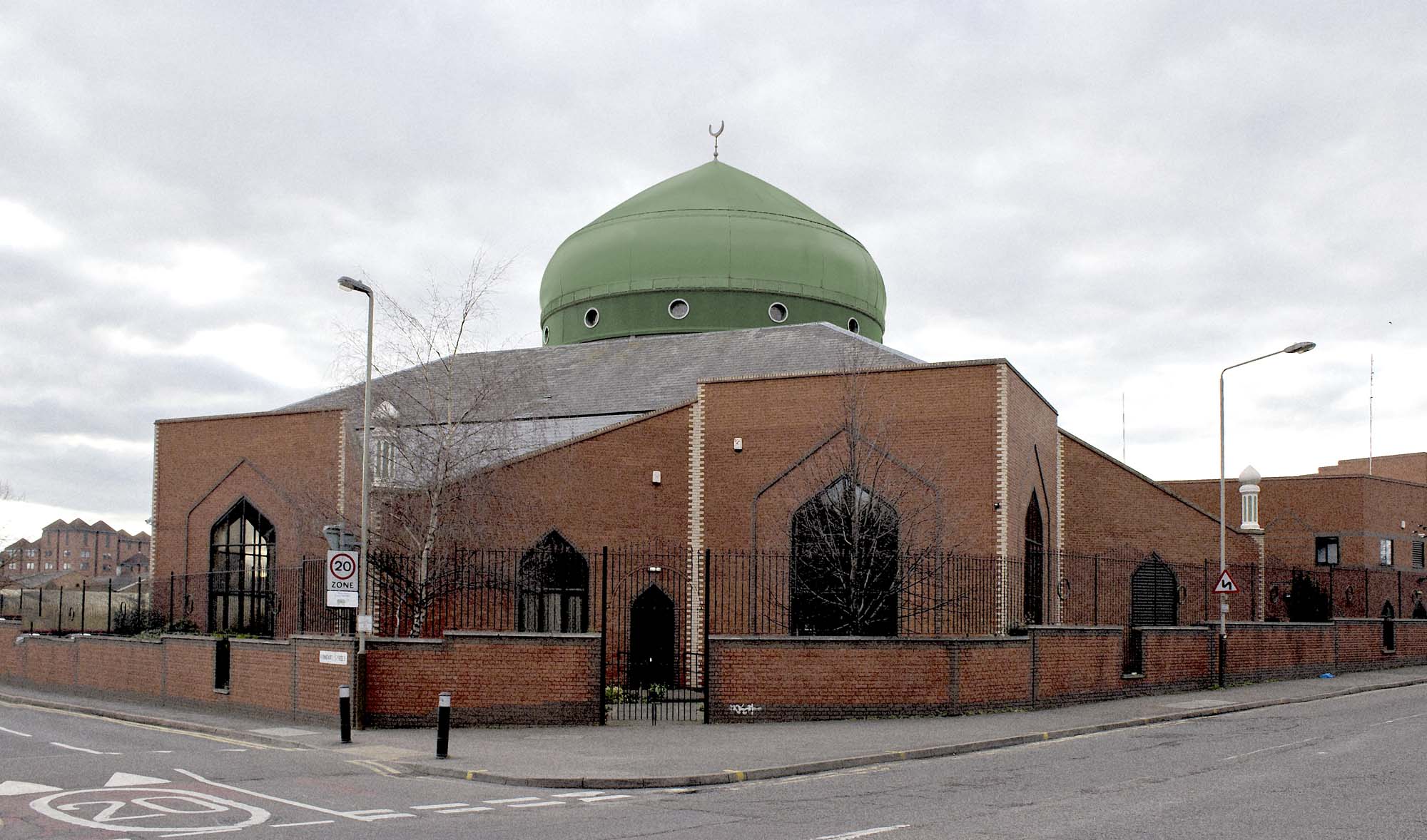 The Central Mosque is on Conduit Street in Leicester -