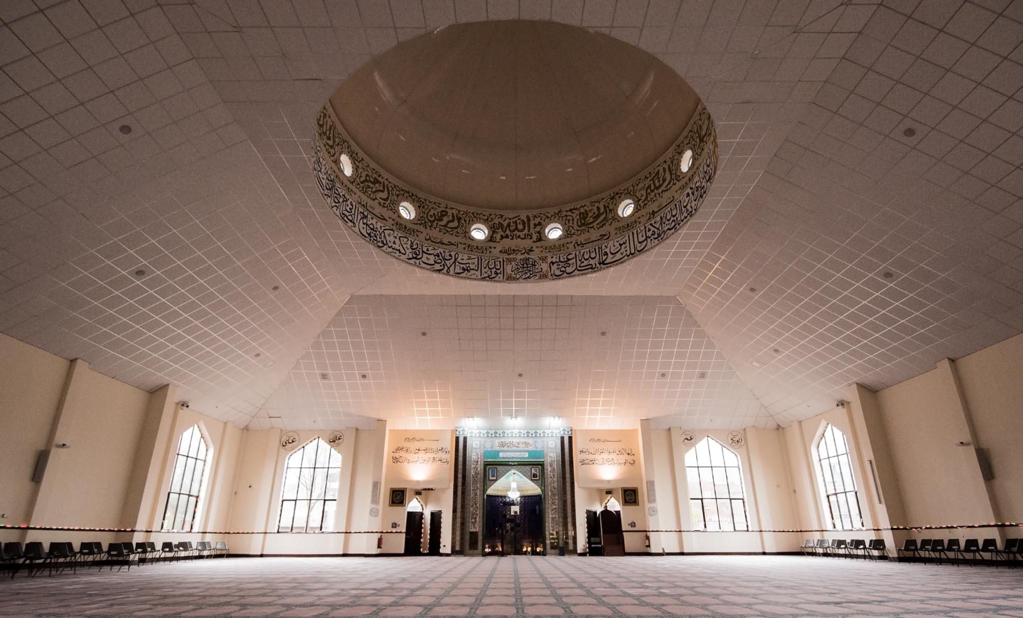 The impressive interior showing the inside of the dome -