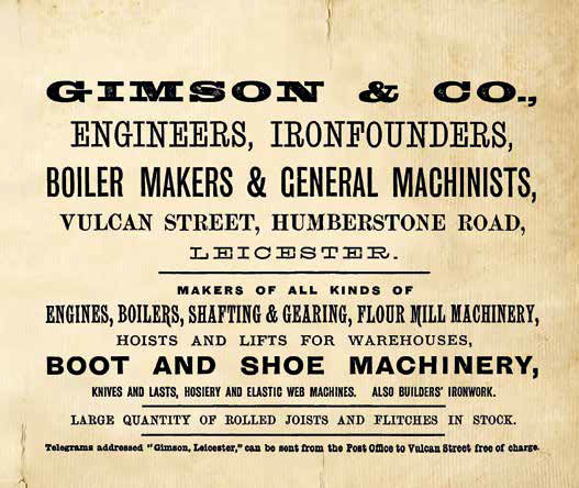 An 1892 advertisement - Record Office for Leicestershire, Leicester and Rutland