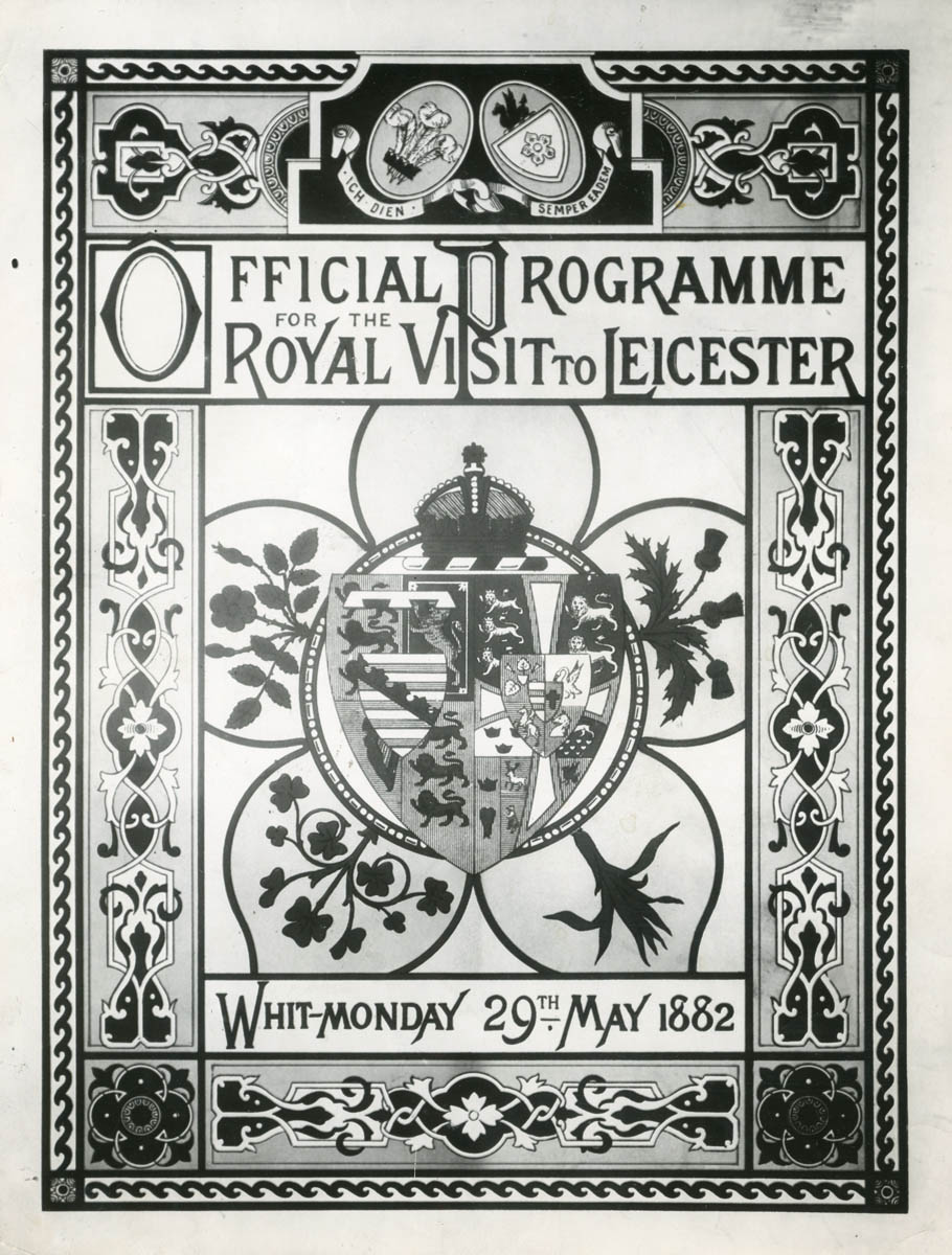 Cover of the official programme for the Royal visit to open the park - 
