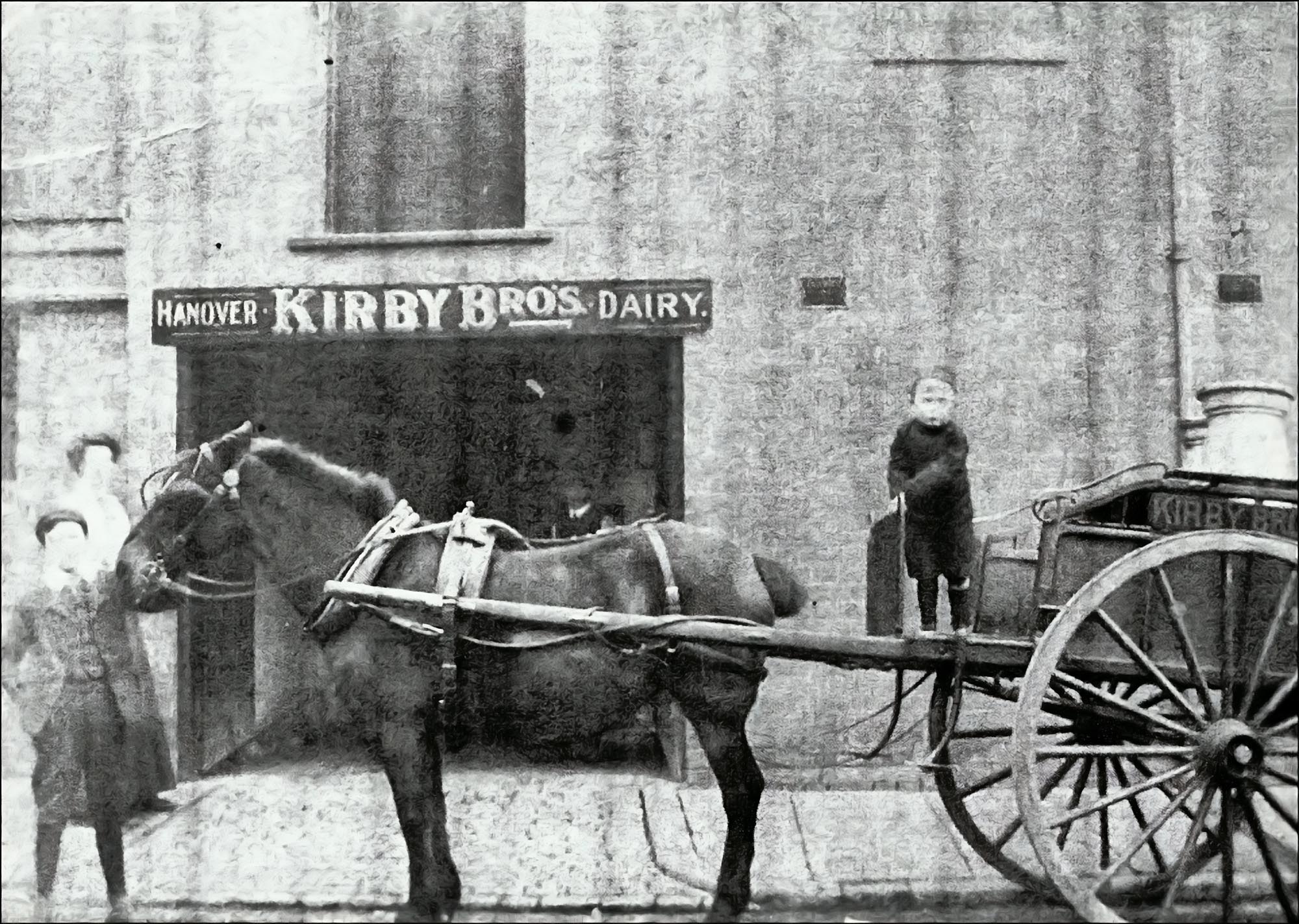 The dairy on Hanover Street, date unknown -
