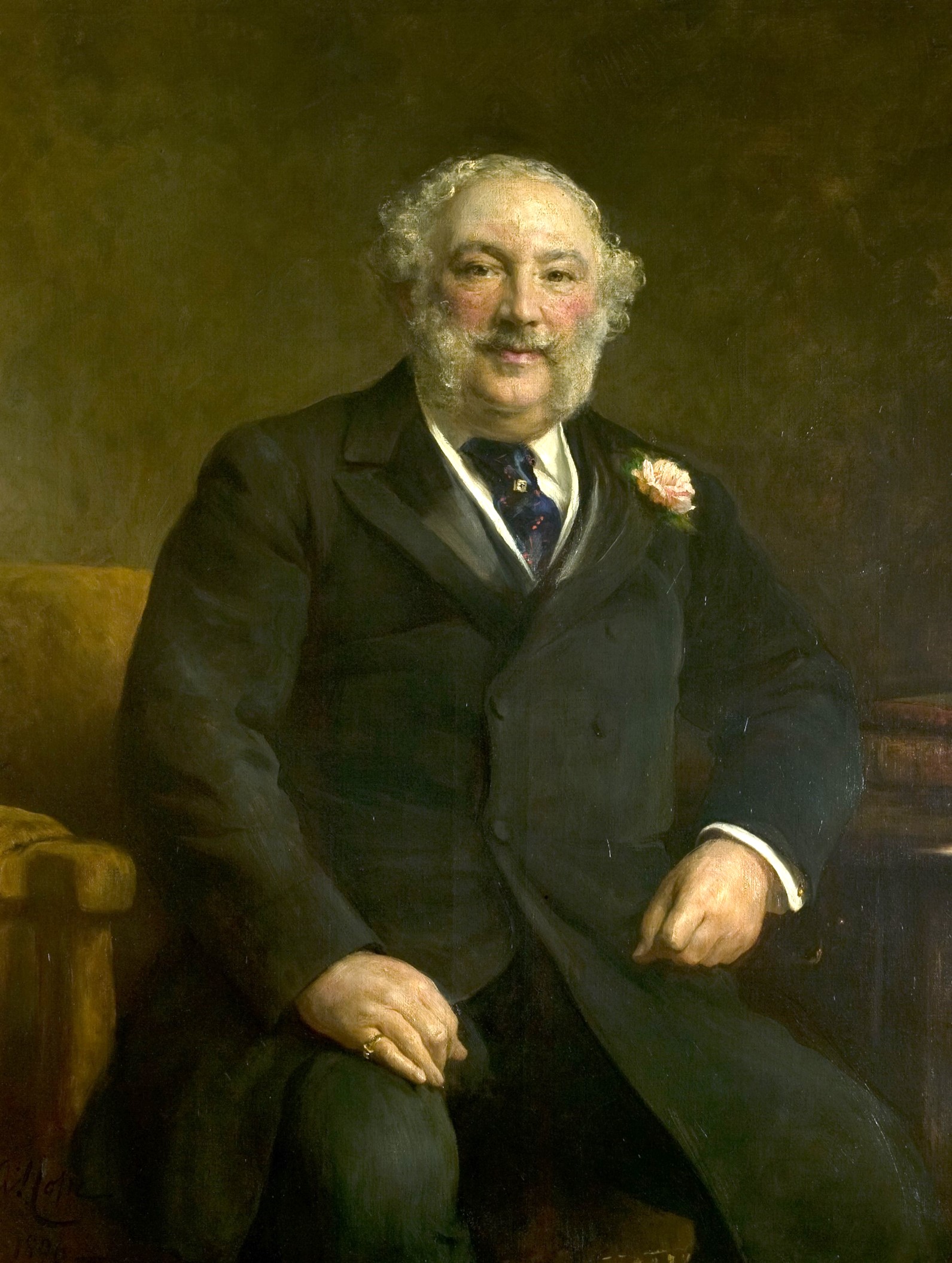 Portrait of Sir Israel Hart by Arthur Stockdale Cope - Leicester City Council