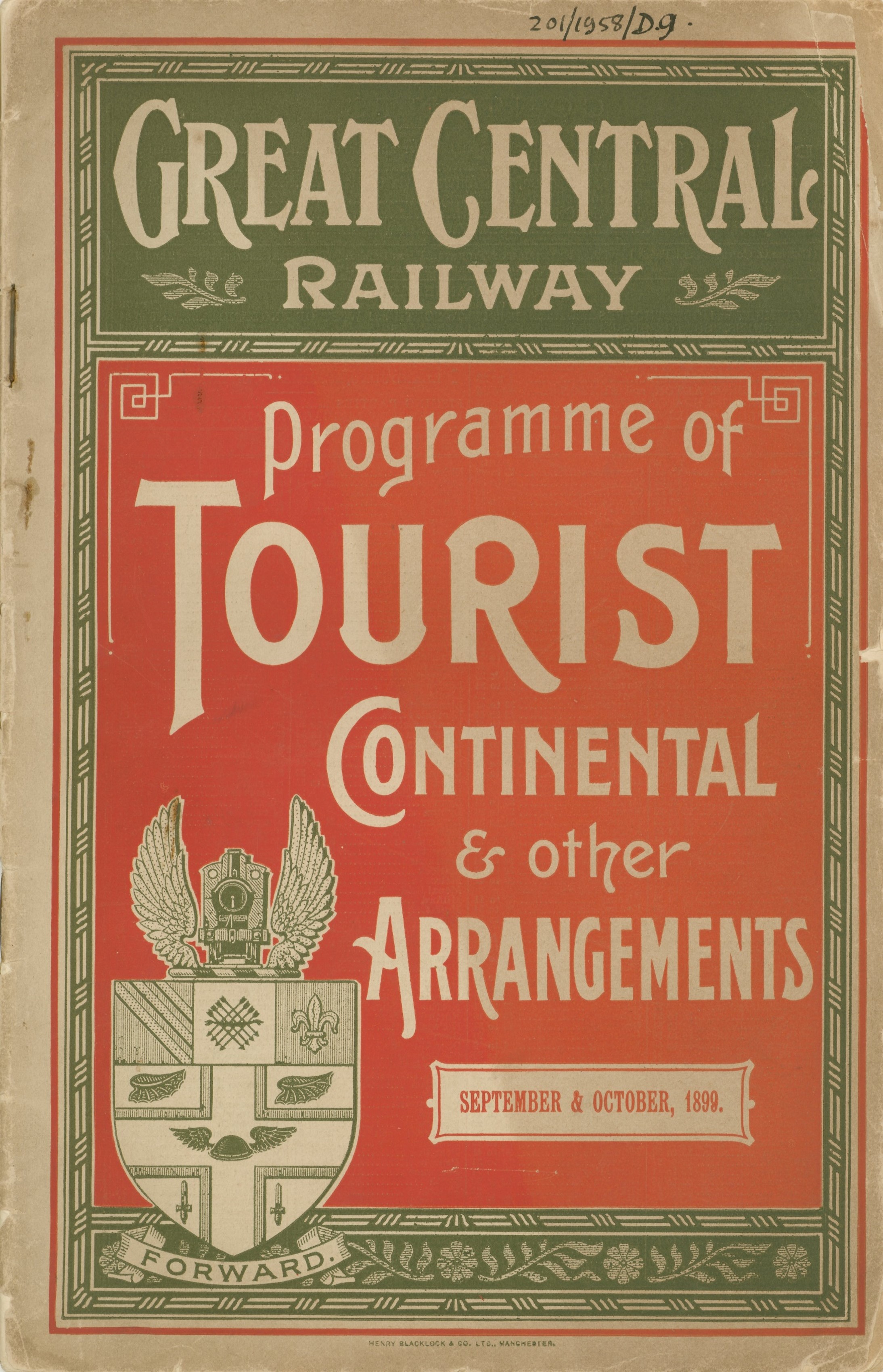 Great Central Railway Tourist Programme - Leicester & Leicestershire Record Office