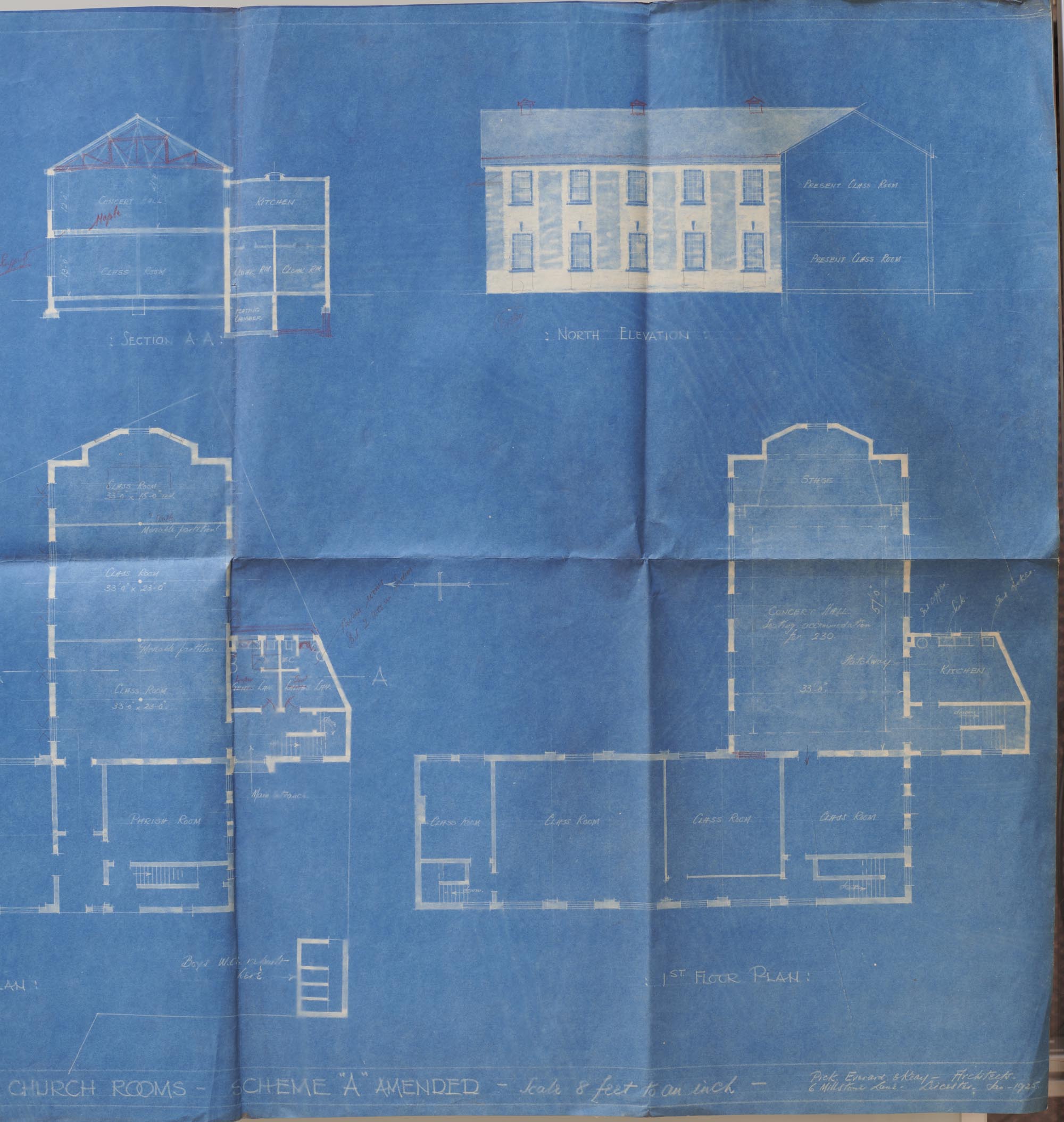 Plans of Church - credit - Record Office for Leicestershire, Leicester and Rutland