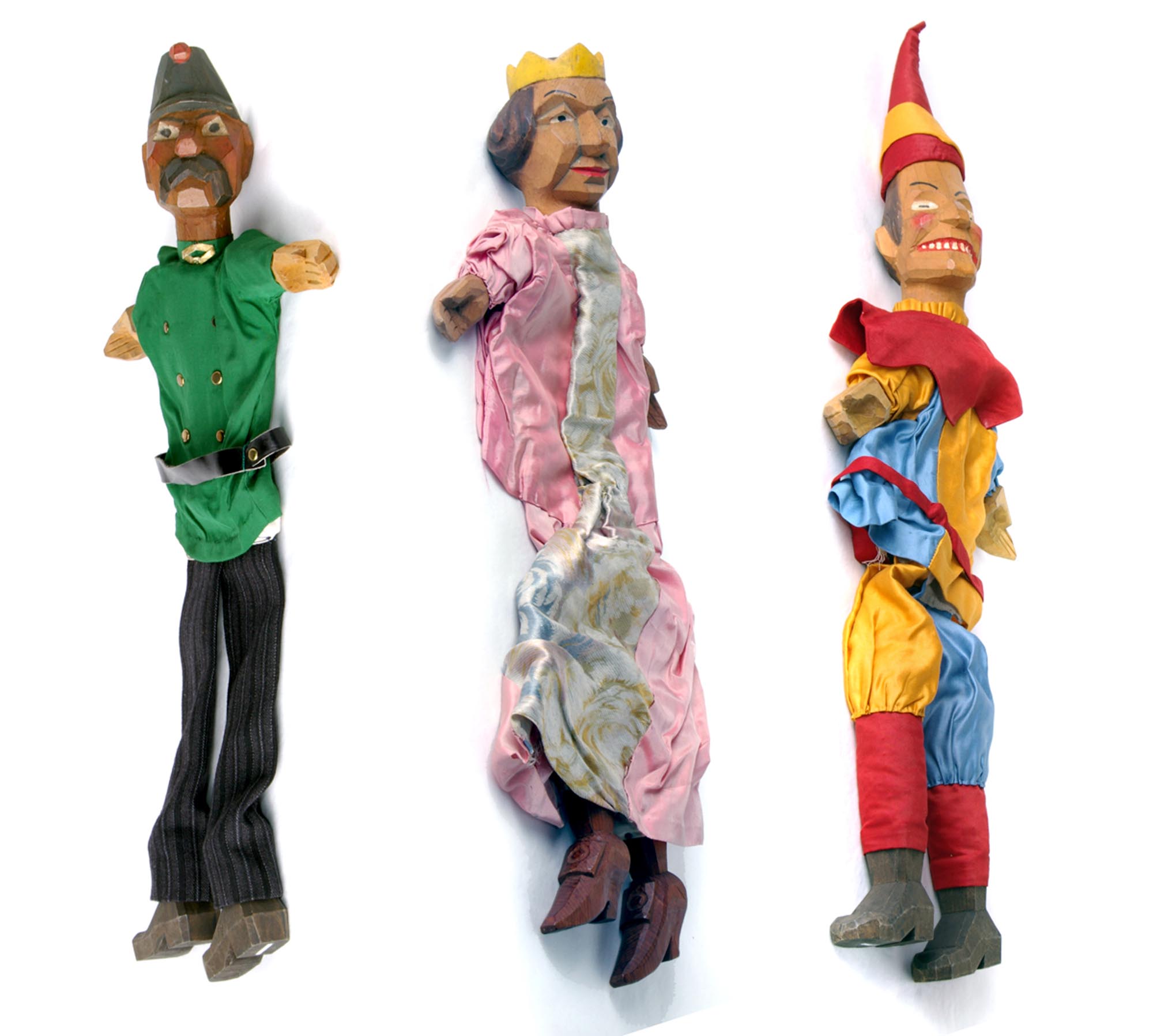A selection of puppets made in Germany, c.1920’s - credit - Leicester Museums & Galleries