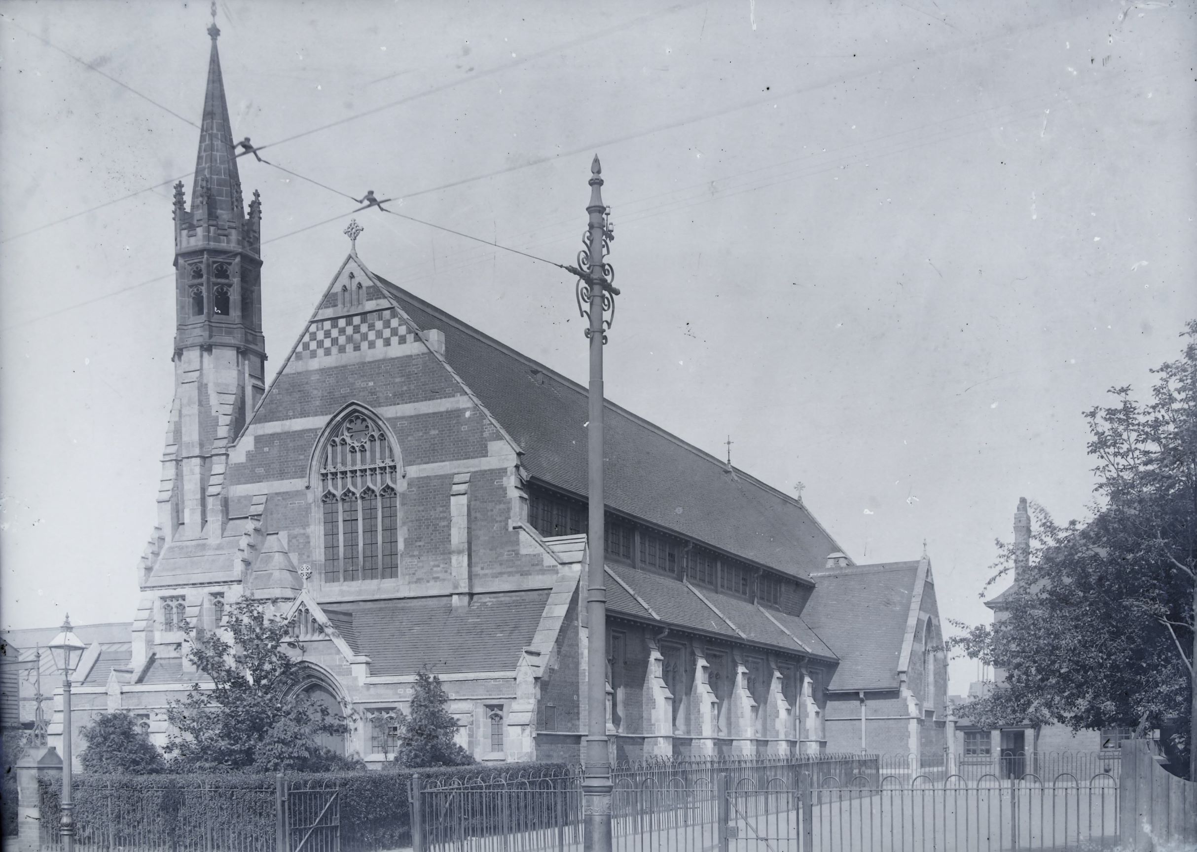 St Barnabas Church, c.1900 - Leicester and Leicestershire Record Office