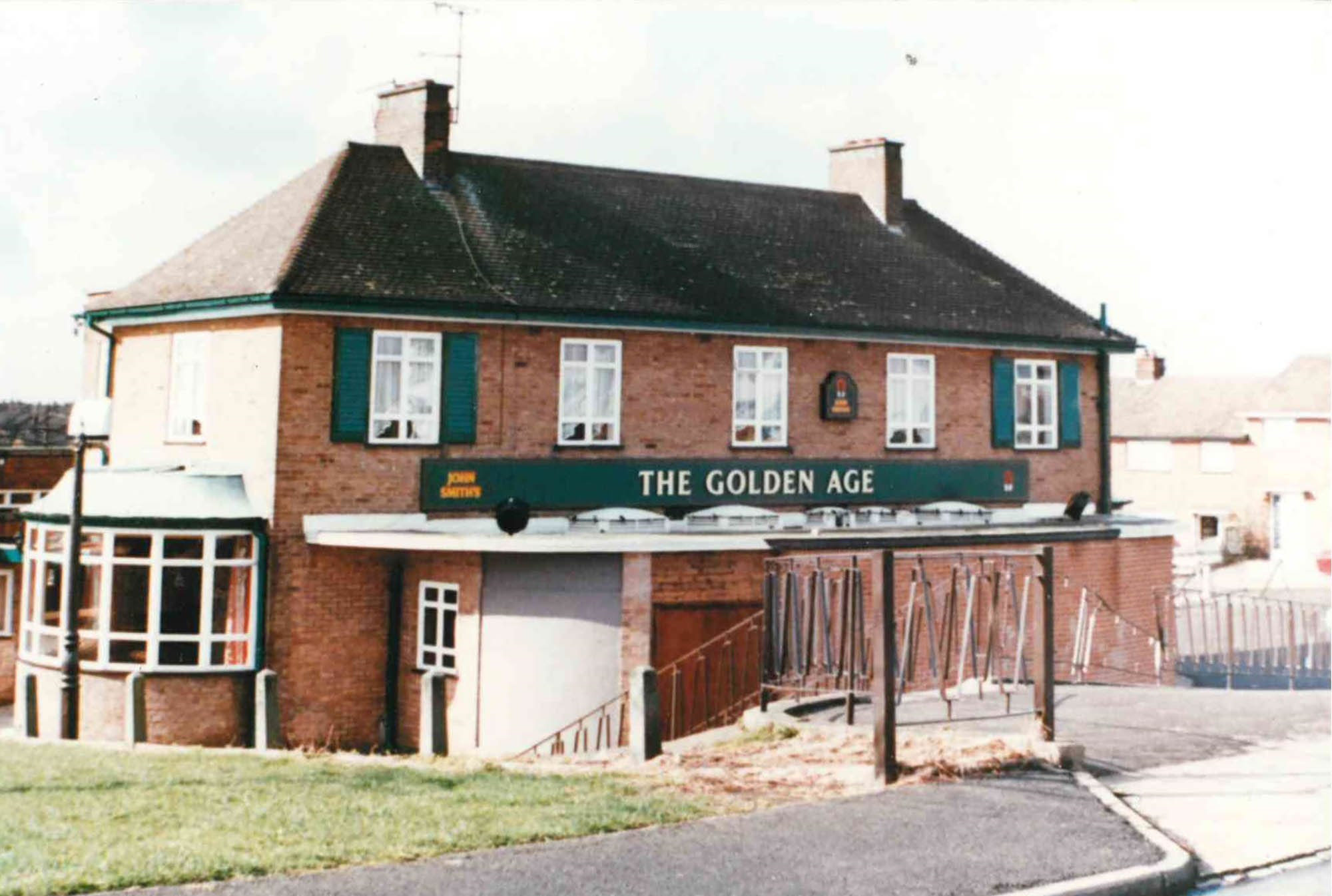 Golden Age, Ramsey Way, Netherhall exterior 1987 colour - copyright Chris Pyrah