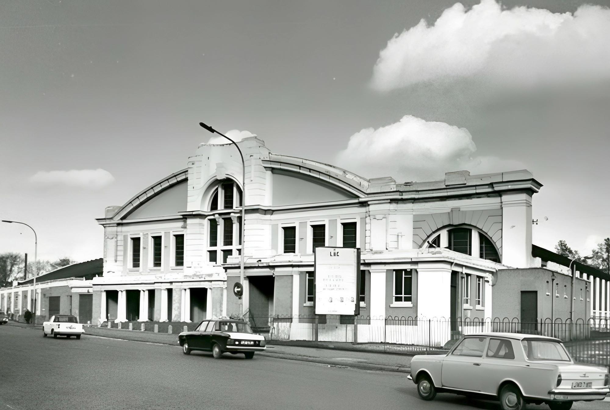 Granby Halls, Leicester - Leicester's Granby Halls - taken from the Aylestone Road. (Dated 20 March 1974)