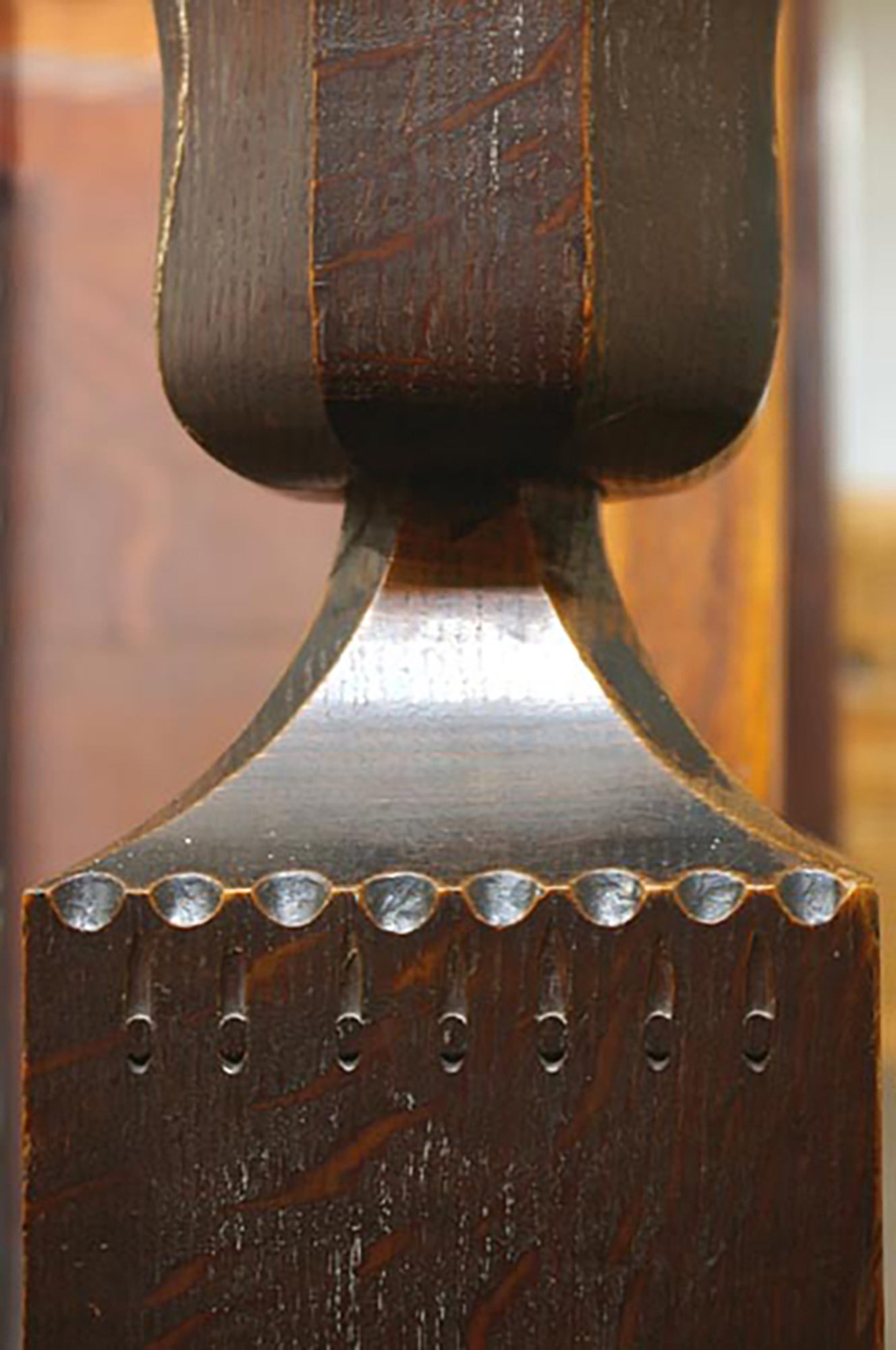 Newel cap of stairs in the white house -