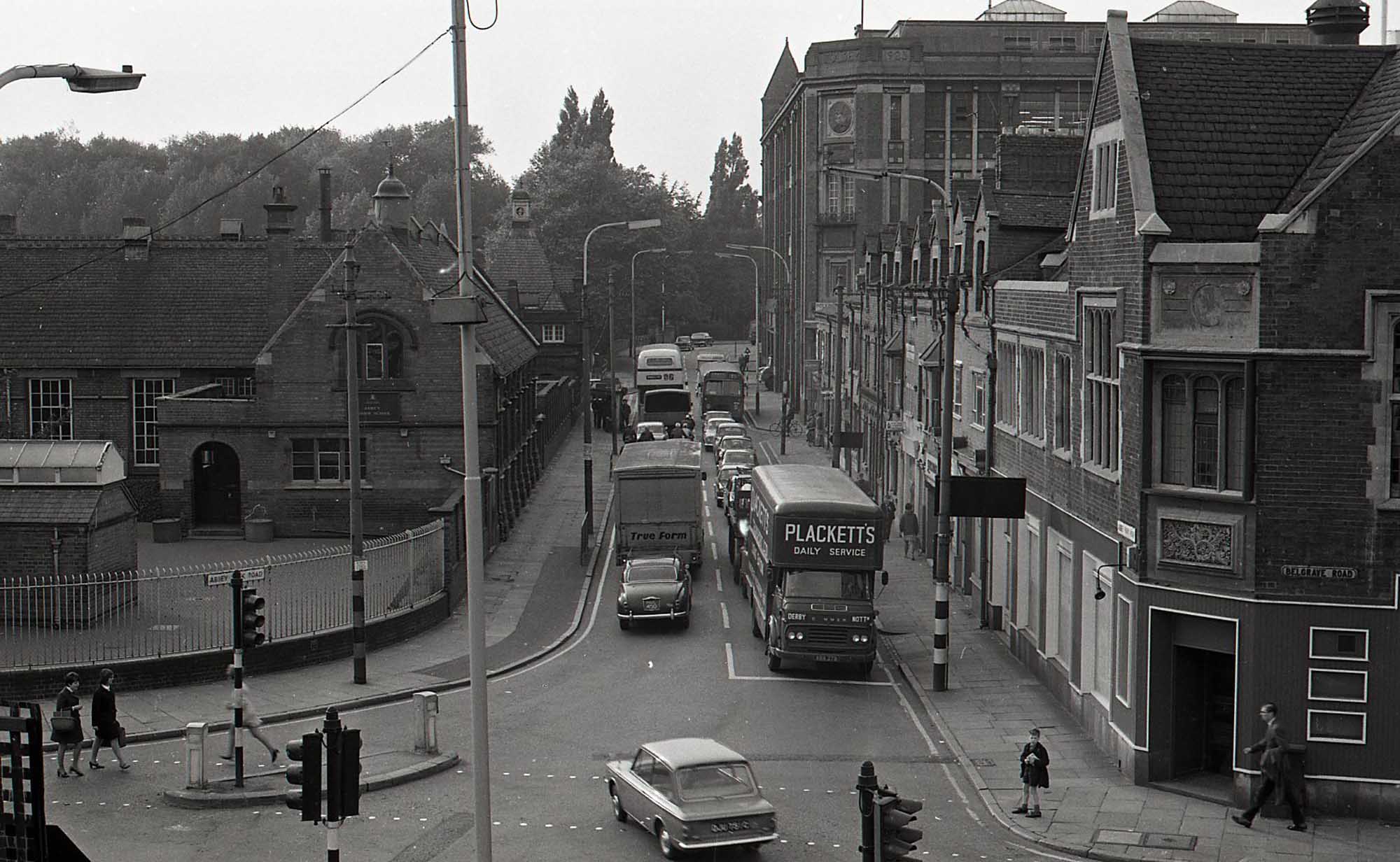 This is how this part of the town looked before the construction started - 